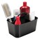 mDesign Plastic Shower Caddy Storage Organizer Basket with Handle